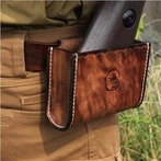 Marsupio porta munizioni con poggiatesta per pistola